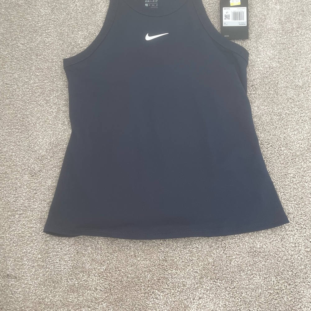 Blue nike tank top